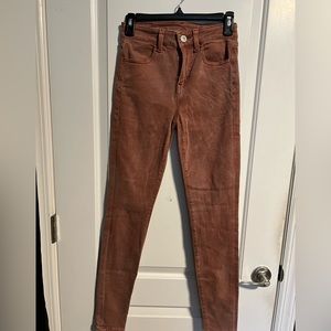 American Eagle high waisted corduroy jegging